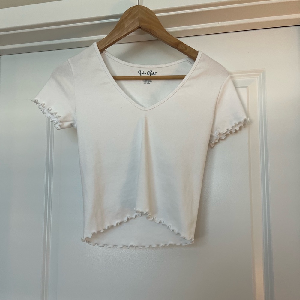 John Gault white t-shirt